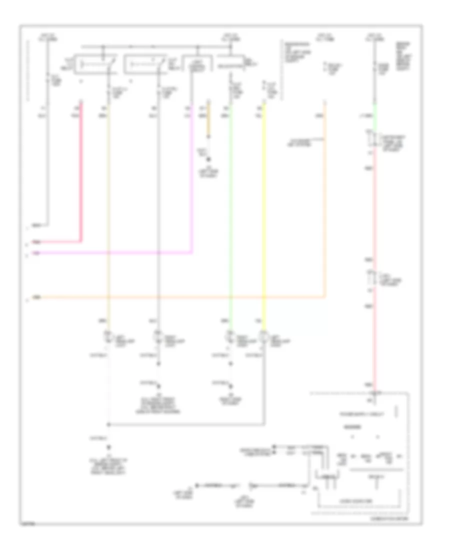 Headlights Wiring Diagram Except Hybrid 2 of 2 for Toyota Camry SE 2009