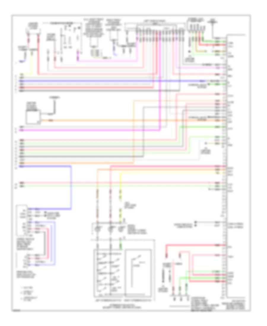 Navigation Wiring Diagram 2 of 2 for Toyota Camry SE 2009