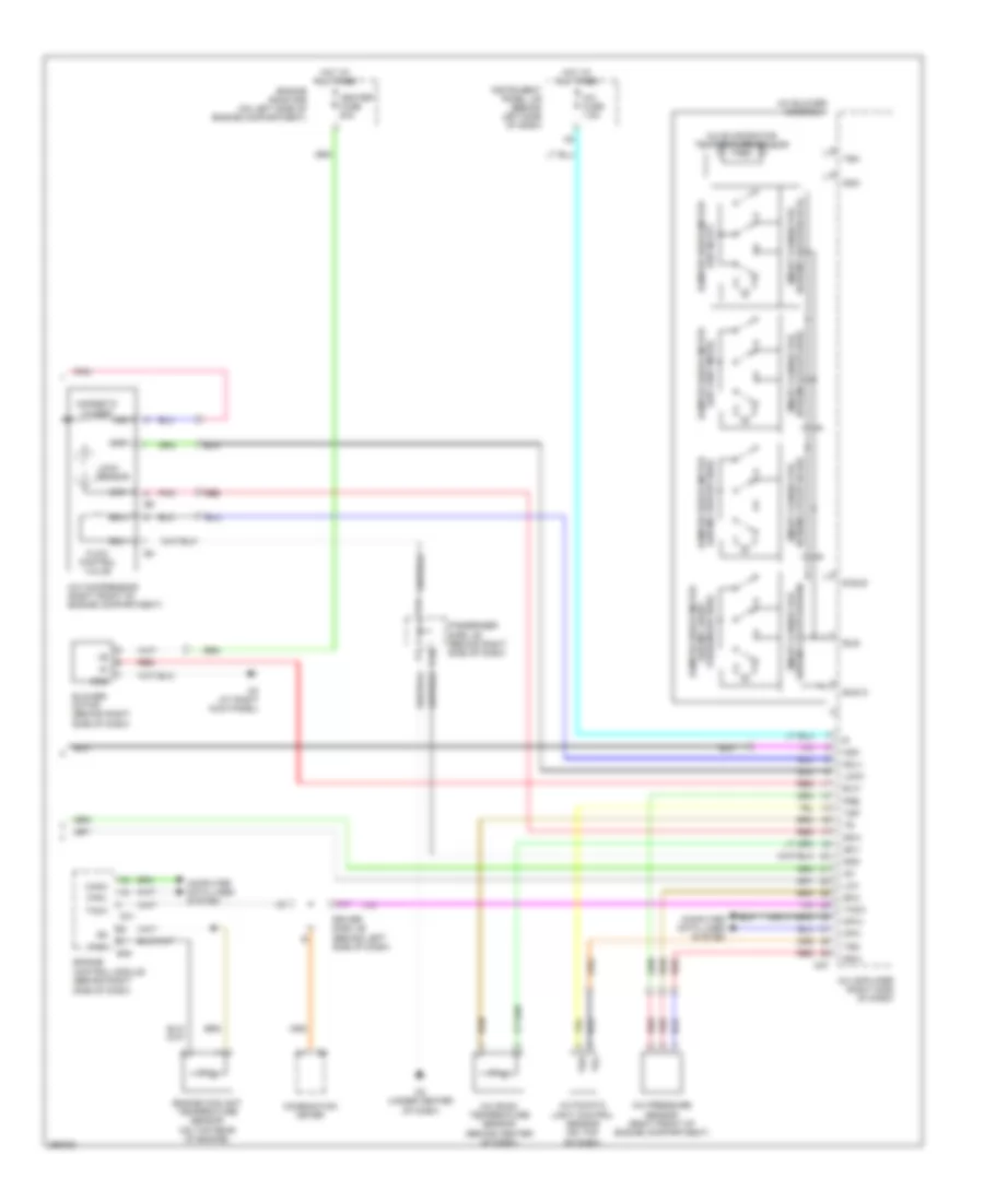 Automatic A C Wiring Diagram 2 of 2 for Toyota Avalon Touring 2007