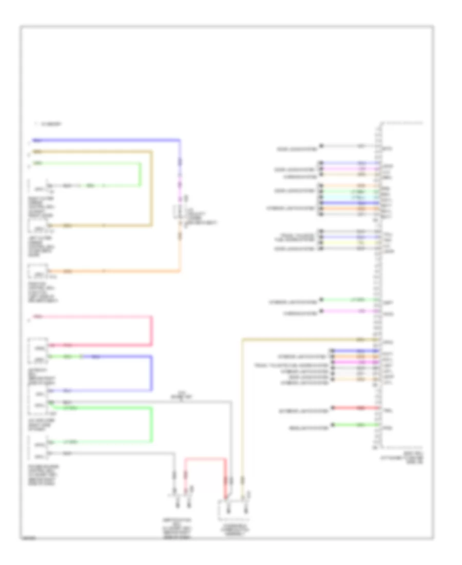 Body Control Modules Wiring Diagram 2 of 2 for Toyota Avalon Touring 2007