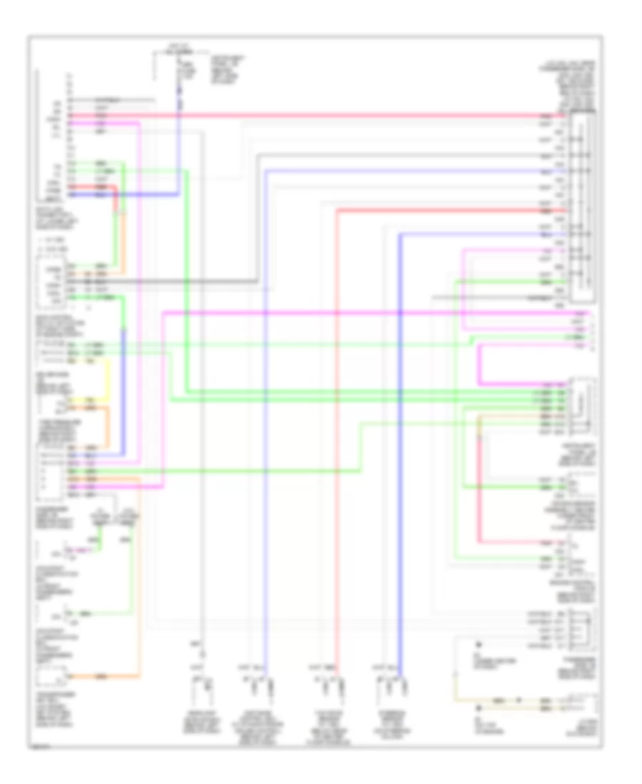 Computer Data Lines Wiring Diagram 1 of 2 for Toyota Avalon Touring 2007