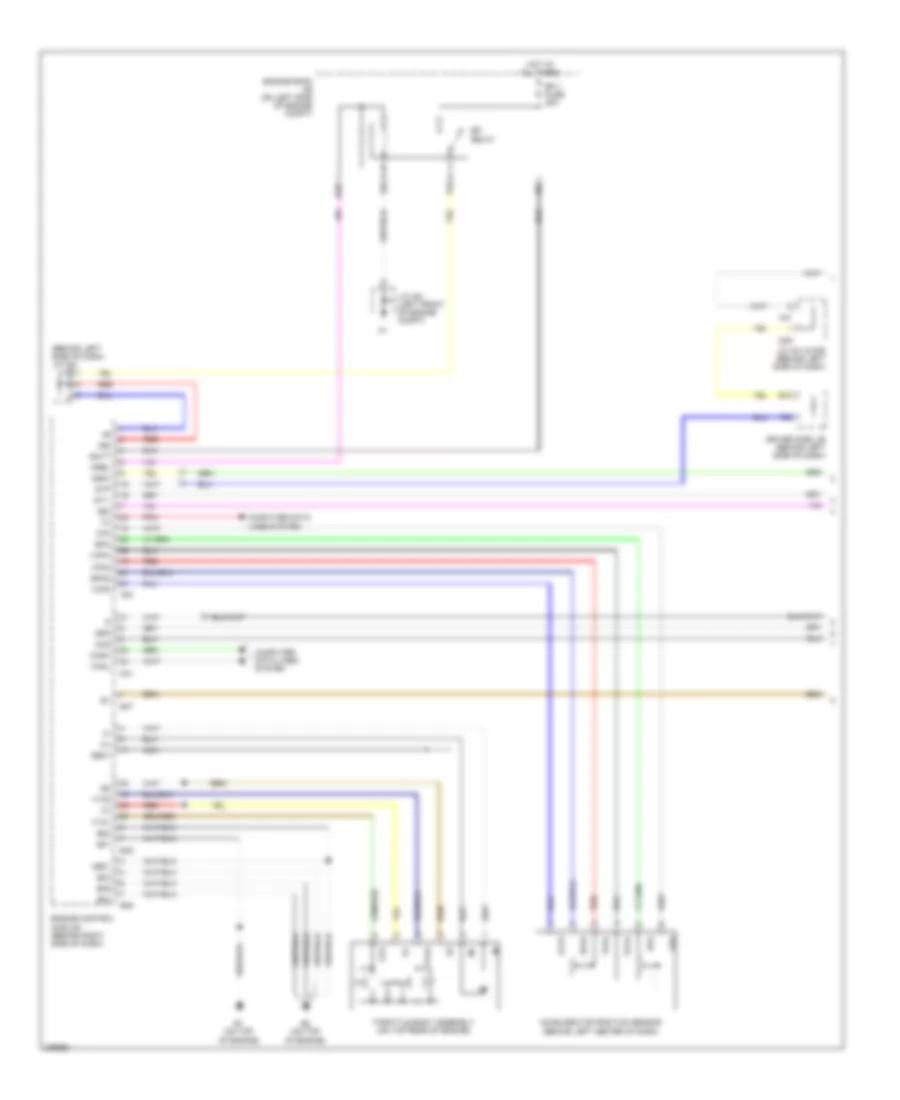 Cruise Control Wiring Diagram 1 of 2 for Toyota Avalon Touring 2007