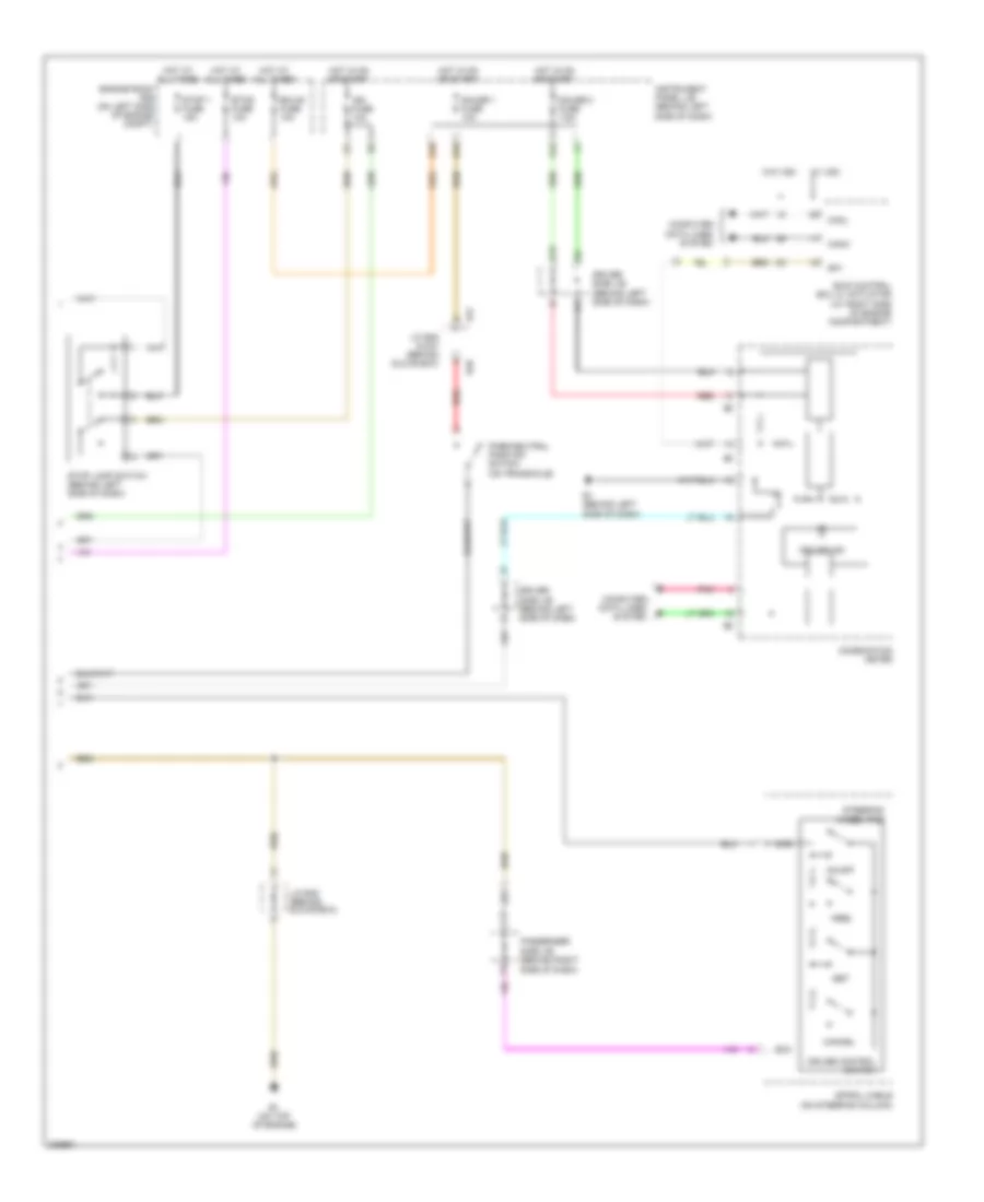 Cruise Control Wiring Diagram 2 of 2 for Toyota Avalon Touring 2007