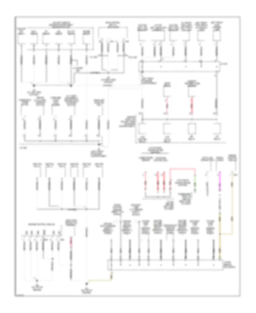Ground Distribution Wiring Diagram 1 of 4 for Toyota Avalon Touring 2007