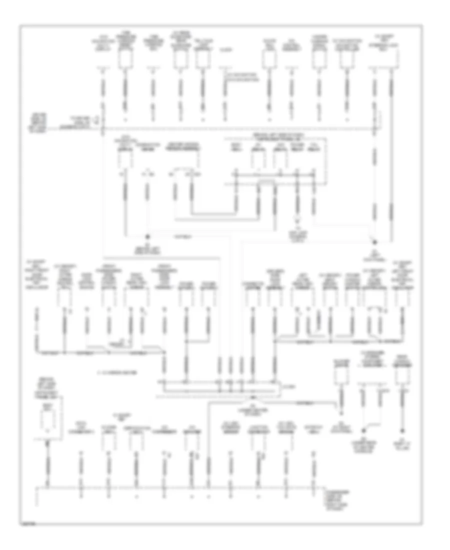 Ground Distribution Wiring Diagram 3 of 4 for Toyota Avalon Touring 2007
