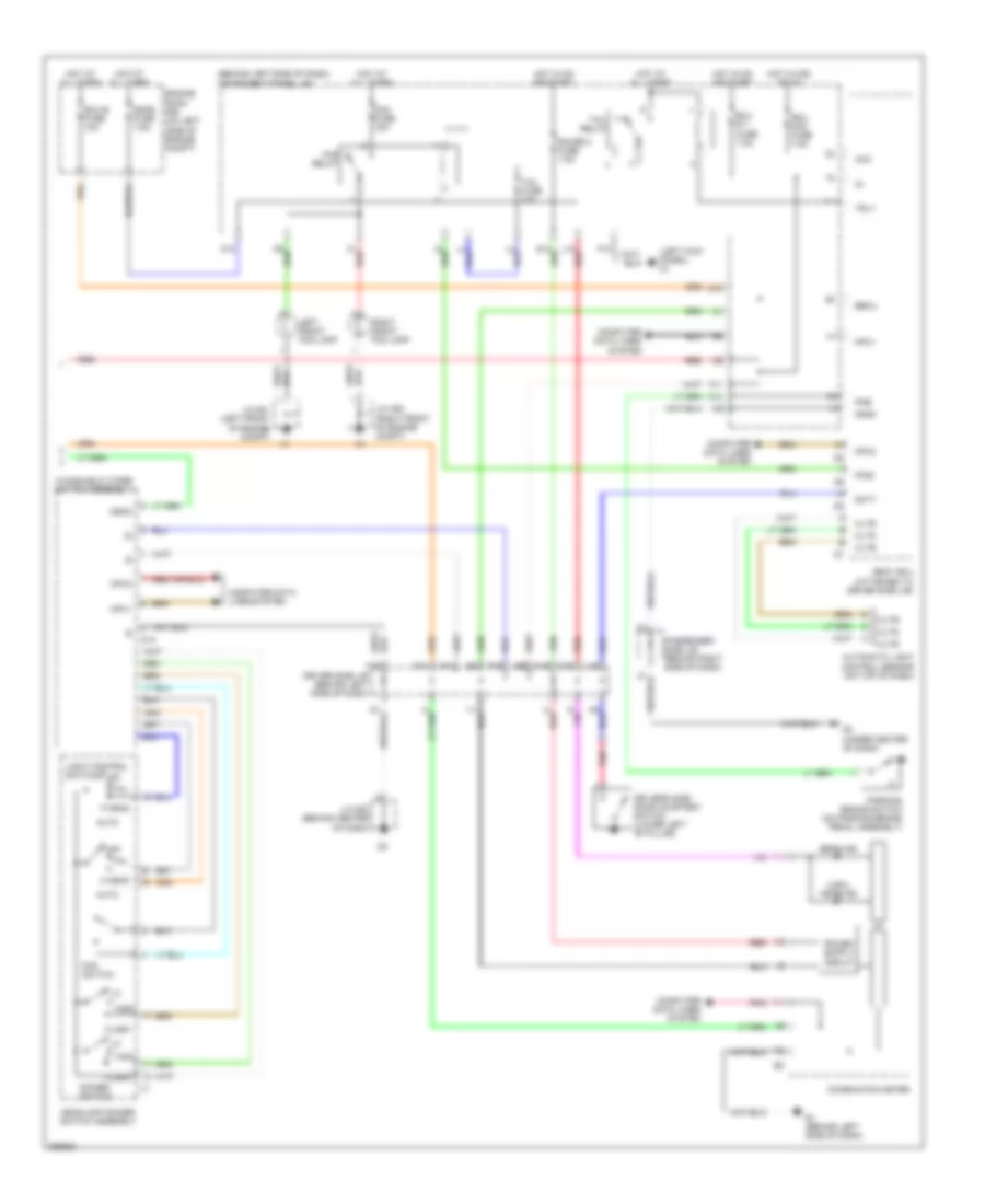 Headlamps  Fog Lamps Wiring Diagram 2 of 2 for Toyota Avalon Touring 2007