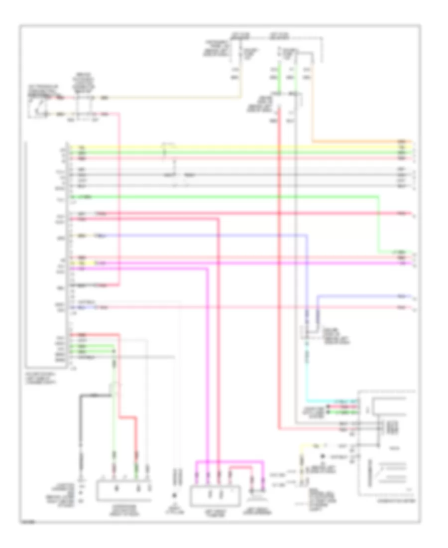 Navigation Wiring Diagram 1 of 2 for Toyota Avalon Touring 2007