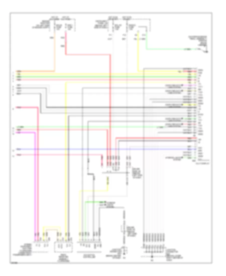 Navigation Wiring Diagram 2 of 2 for Toyota Avalon Touring 2007