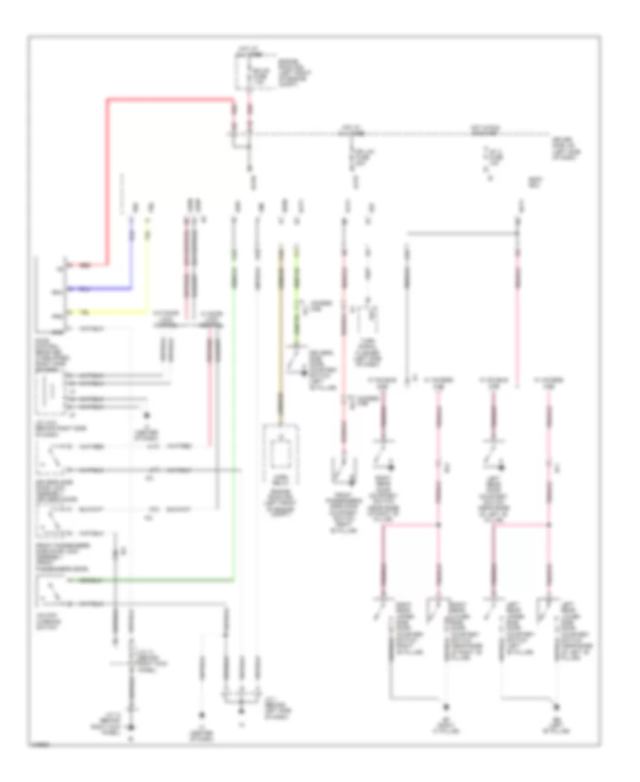 Forced Entry Wiring Diagram for Toyota Tacoma PreRunner 2011