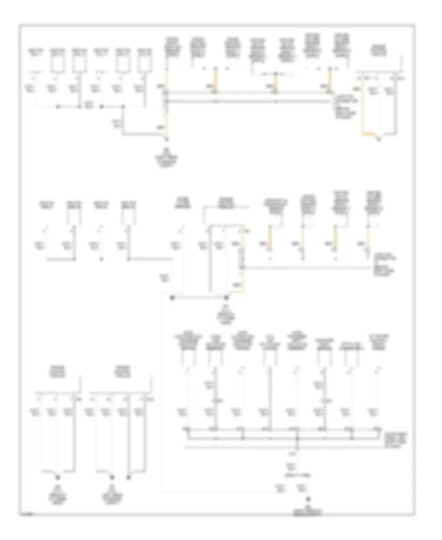 Ground Distribution Wiring Diagram 1 of 4 for Toyota Tacoma X Runner 2011