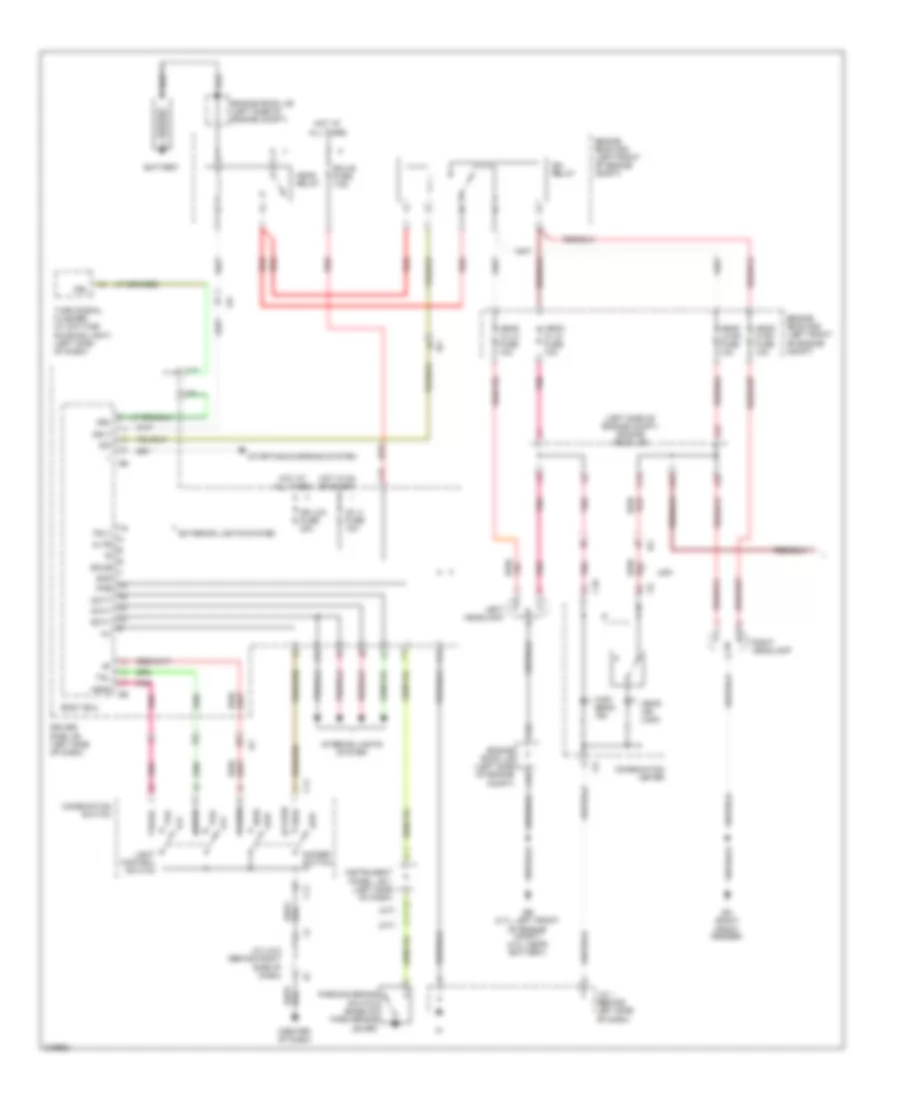 Headlights Wiring Diagram 1 of 2 for Toyota Tacoma X Runner 2011