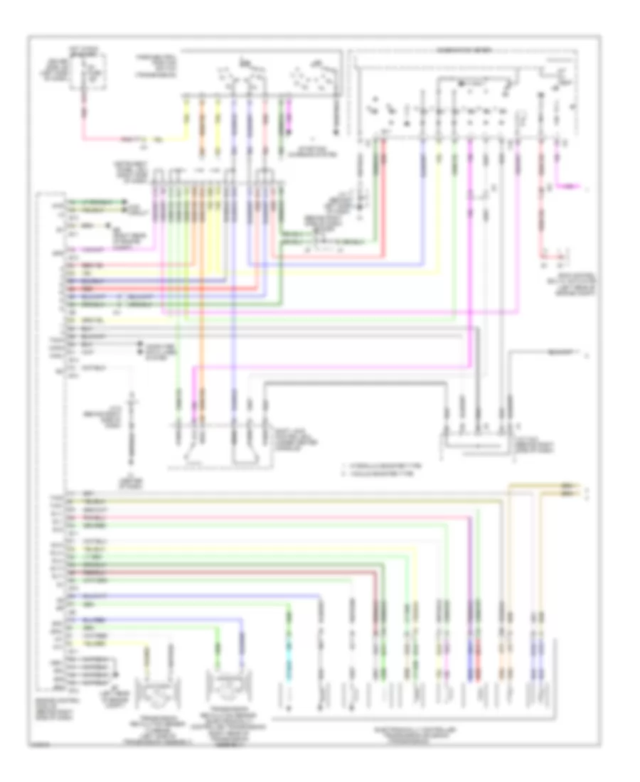 4 0L A T Wiring Diagram 1 of 2 for Toyota Tacoma X Runner 2011