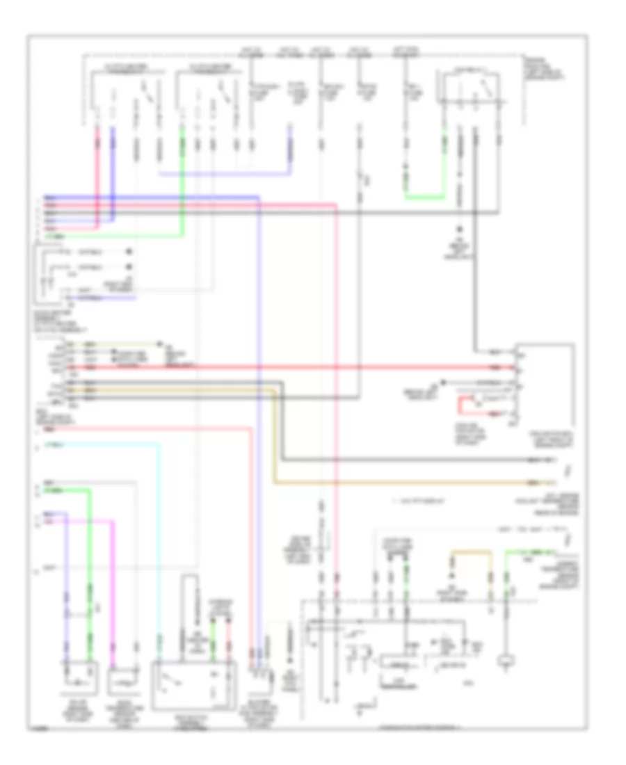 Automatic A C Wiring Diagram 2 of 2 for Toyota Corolla LE Eco Plus 2014