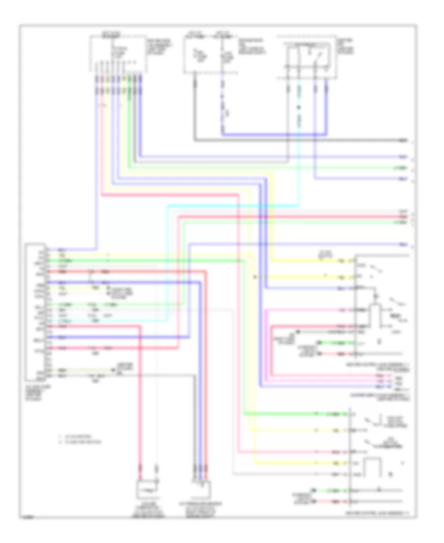 Manual A C Wiring Diagram 1 of 3 for Toyota Corolla LE Eco Plus 2014
