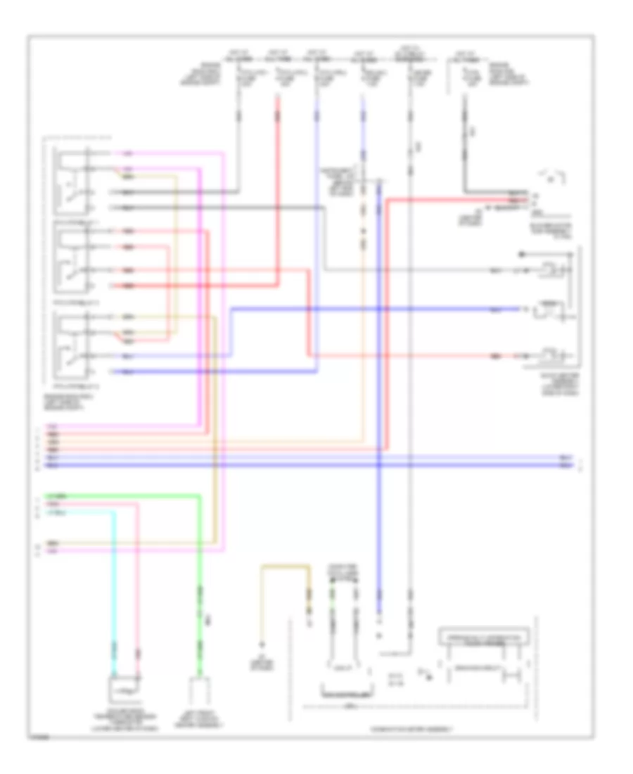 Automatic A C Wiring Diagram 2 of 3 for Toyota Prius C 2014