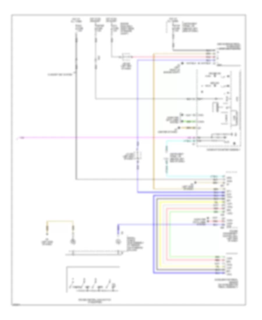 Cruise Control Wiring Diagram 2 of 2 for Toyota Prius C 2014