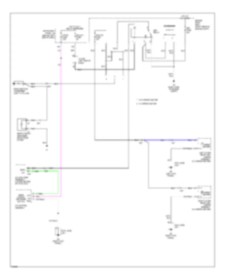 Defoggers Wiring Diagram for Toyota Prius C 2014
