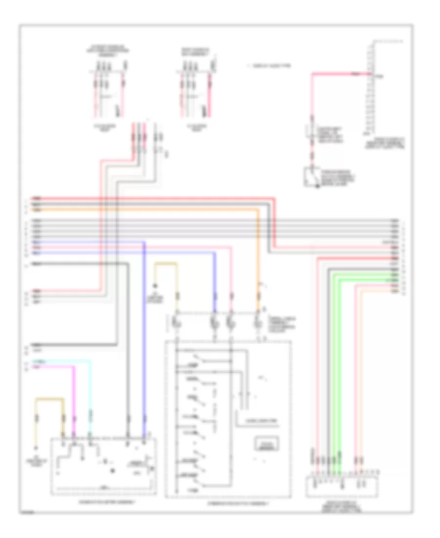 Navigation Wiring Diagram 2 of 3 for Toyota Prius C 2014