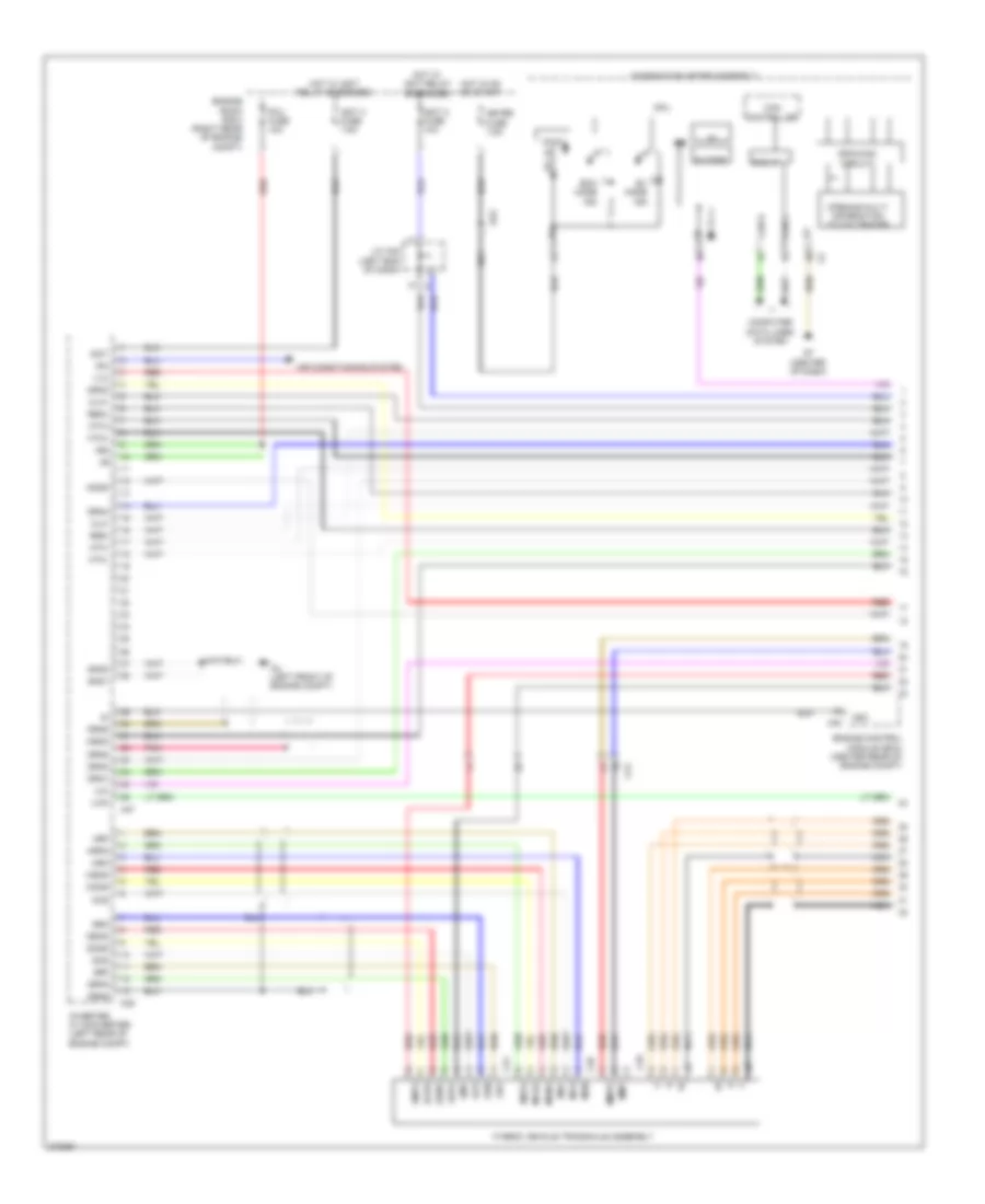 Transmission Wiring Diagram 1 of 2 for Toyota Prius C 2014