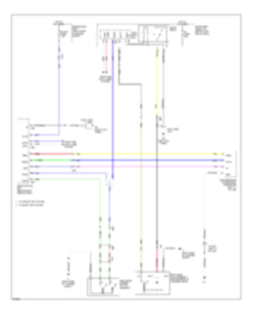 Back Door Opener Wiring Diagram for Toyota Prius C 2014