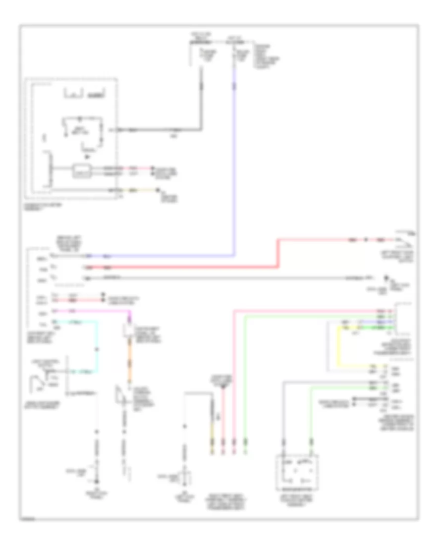 Chime Wiring Diagram for Toyota Prius C 2014