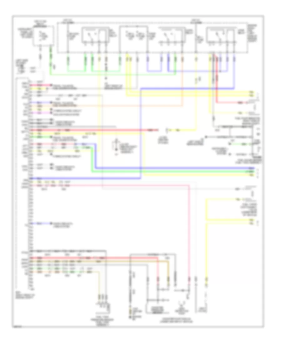 3 5L Hybrid Engine Controls Wiring Diagram 1 of 4 for Toyota Highlander Hybrid Limited 2012