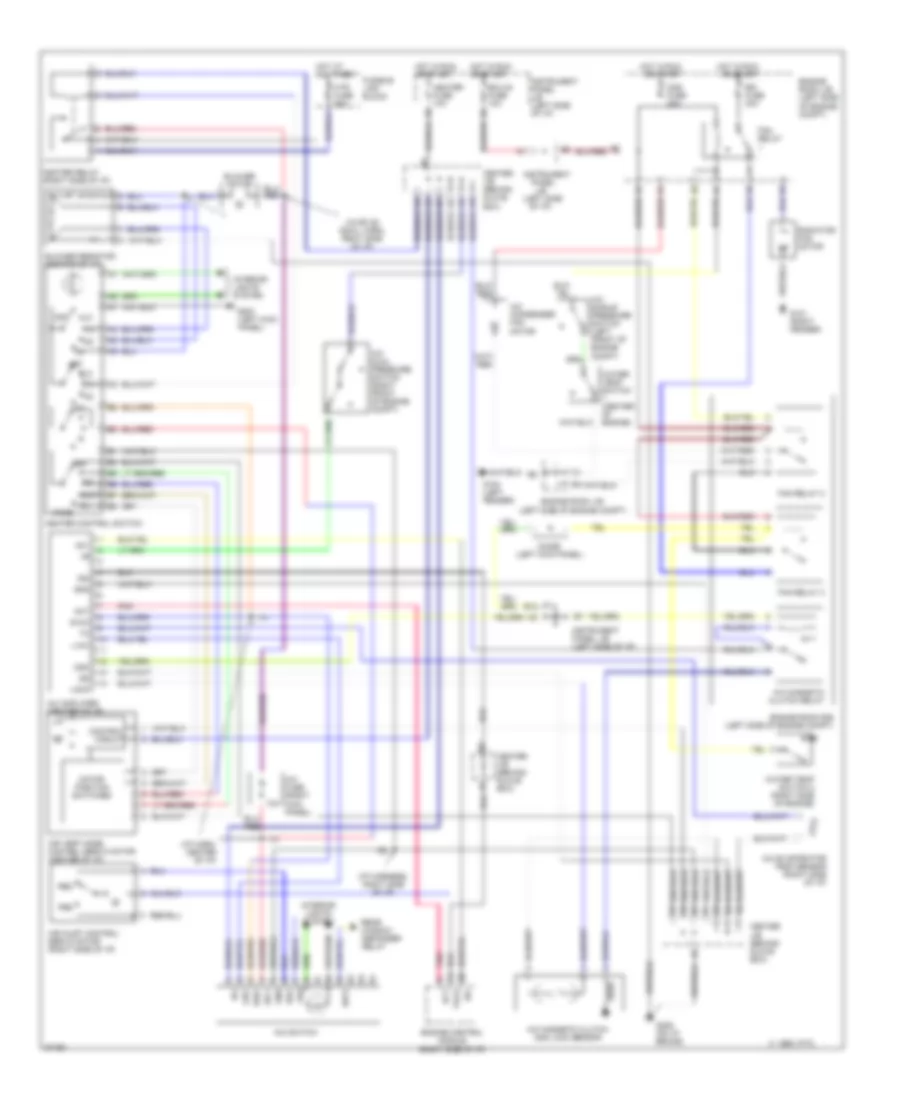 AC Wiring Diagram, Manual AC for Toyota Avalon XL 1997
