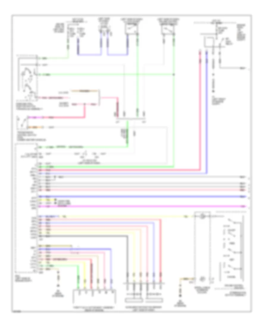 Cruise Control Wiring Diagram 1 of 2 for Toyota Matrix S 2010
