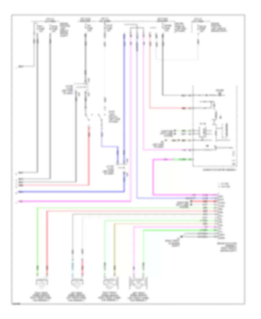Cruise Control Wiring Diagram 2 of 2 for Toyota Matrix S 2010