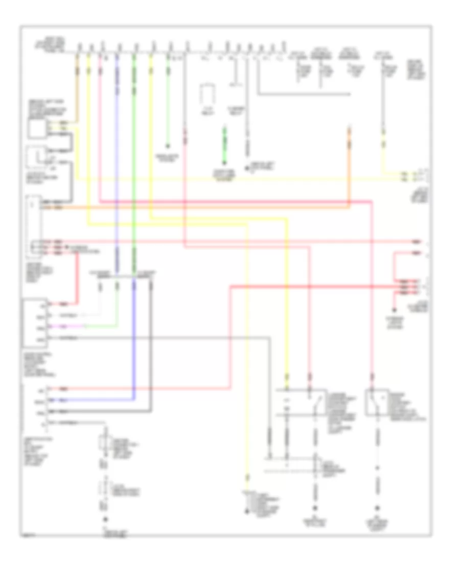 Forced Entry Wiring Diagram 1 of 2 for Toyota Prius Touring 2007