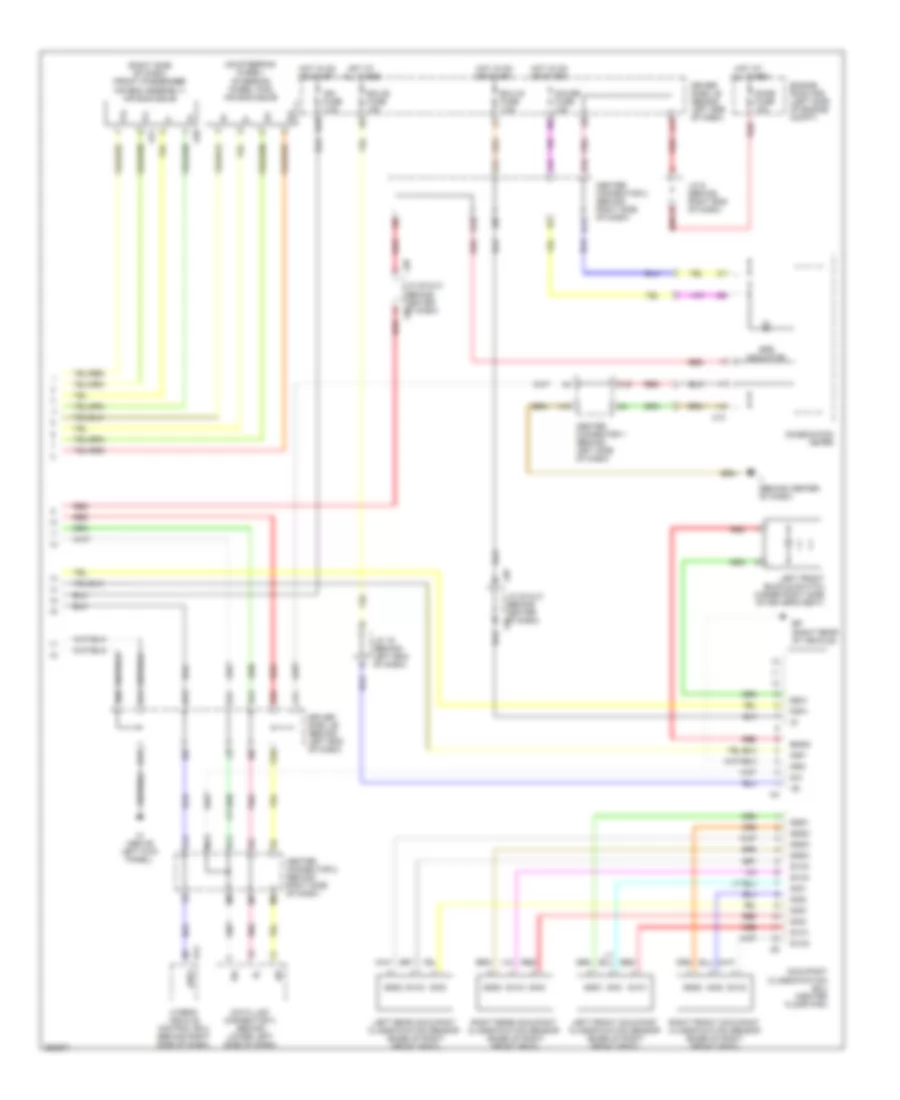 Supplemental Restraints Wiring Diagram 2 of 2 for Toyota Prius Touring 2007