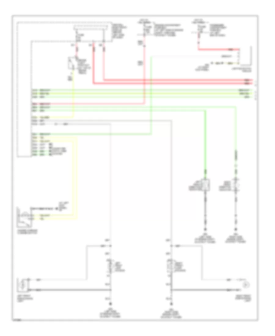 Exterior Lamps Wiring Diagram 1 of 3 for Volvo V70 R 2007