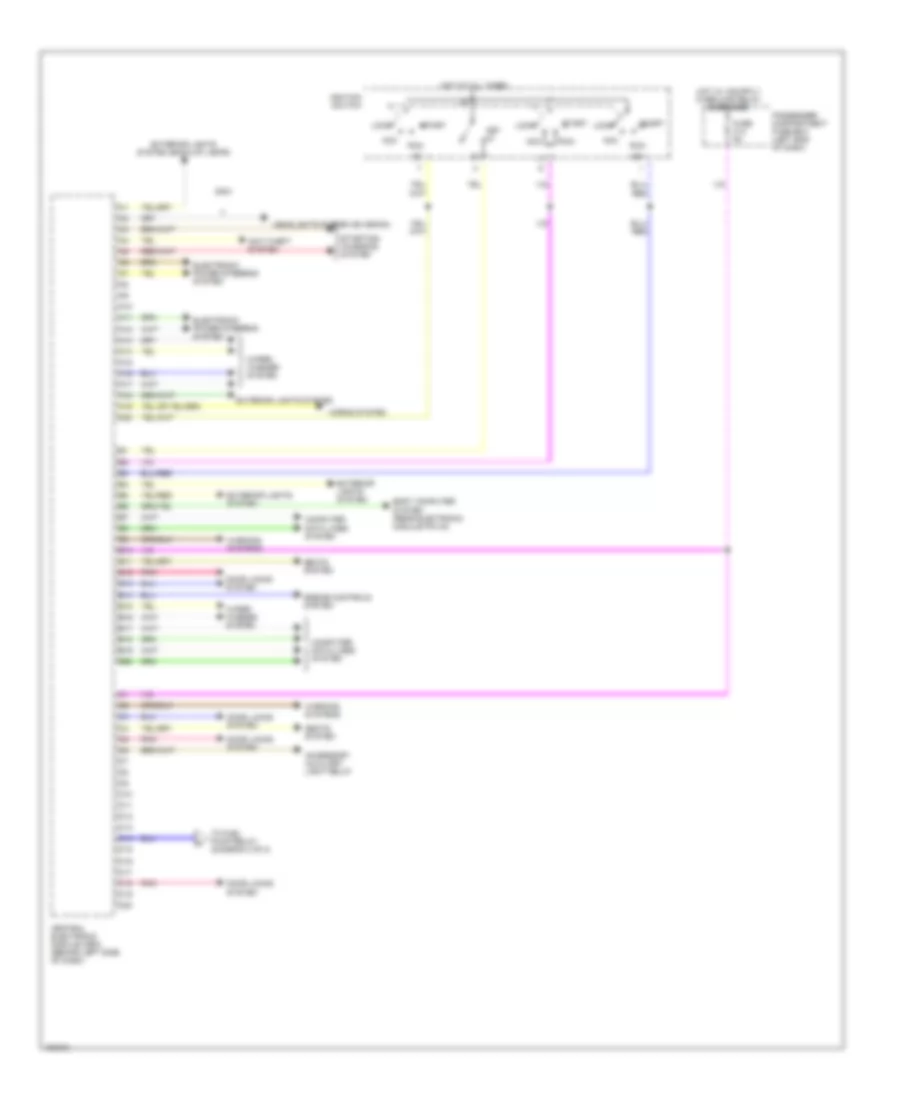 Central Electronic Module Wiring Diagram 1 of 2 for Volvo S60 T 5 2003