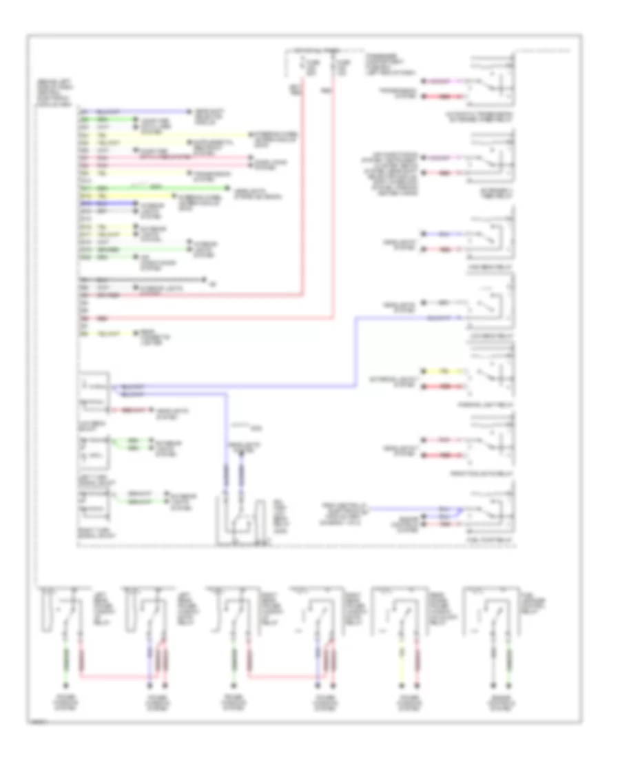 Central Electronic Module Wiring Diagram 2 of 2 for Volvo S60 T 5 2003