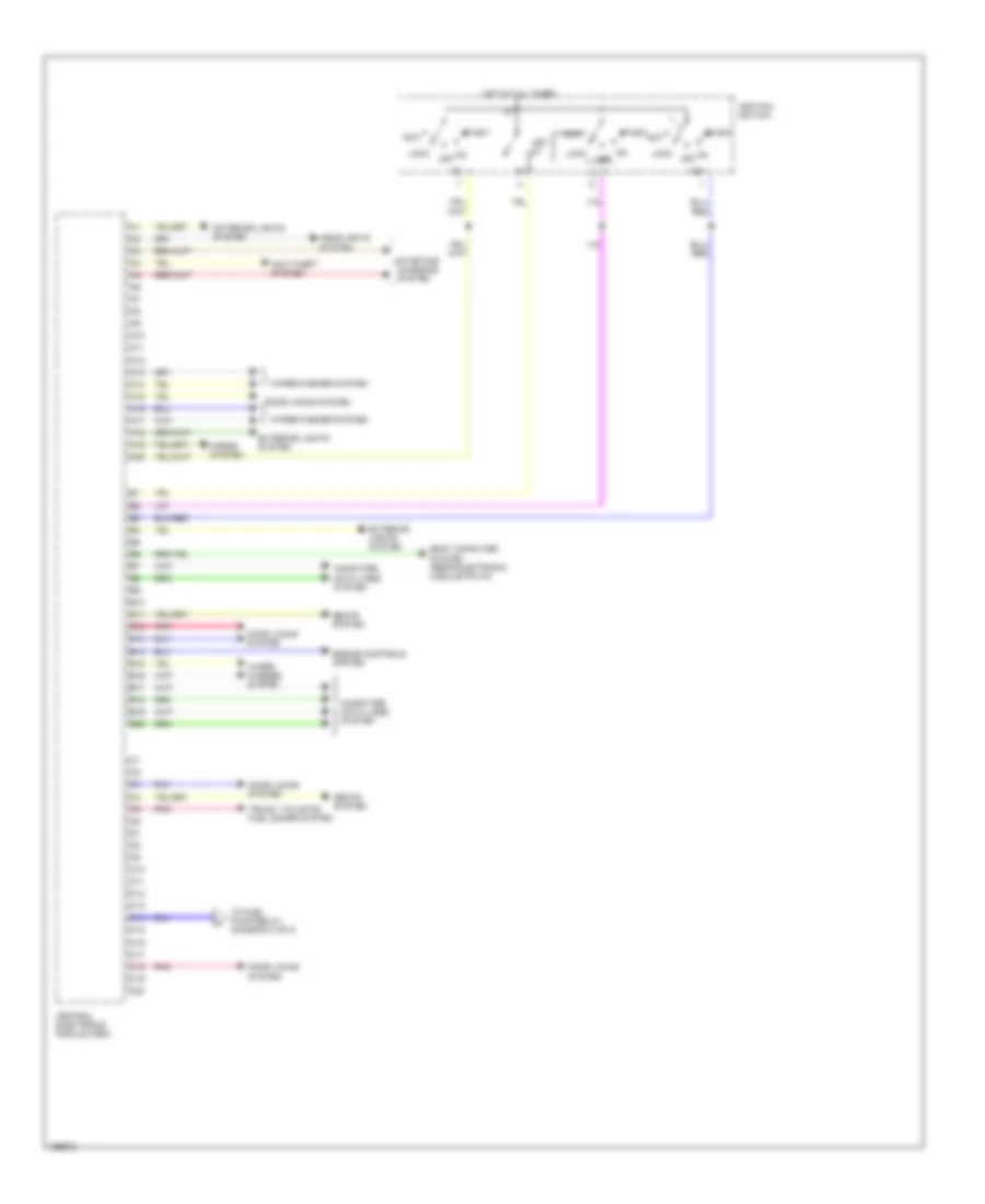 Central Electronic Module Wiring Diagram 1 of 2 for Volvo V70 R 2004