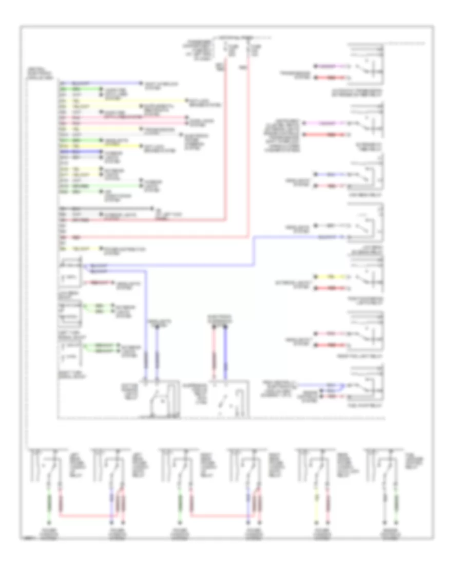 Central Electronic Module Wiring Diagram 2 of 2 for Volvo V70 R 2004