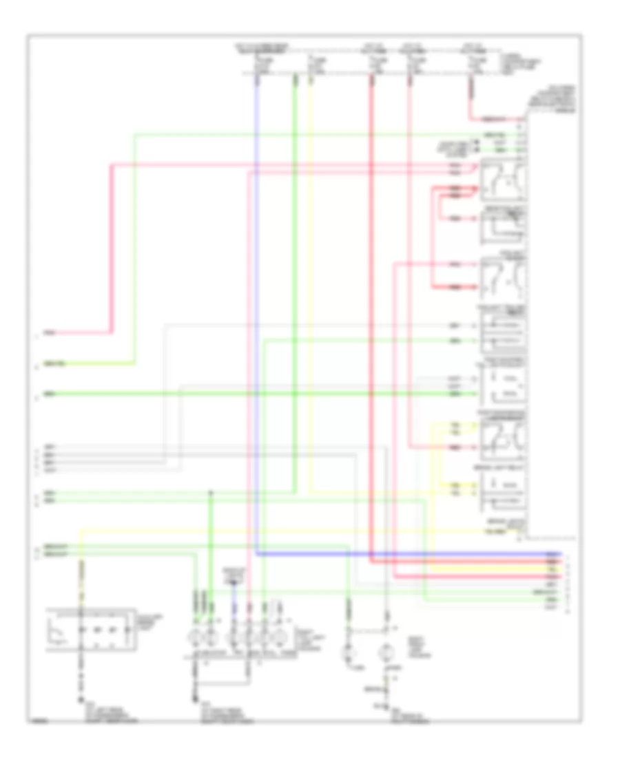 Exterior Lamps Wiring Diagram 2 of 3 for Volvo V70 R 2004