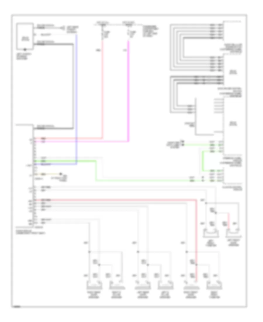 Radio Wiring Diagram without Amplifier for Volvo V70 R 2004