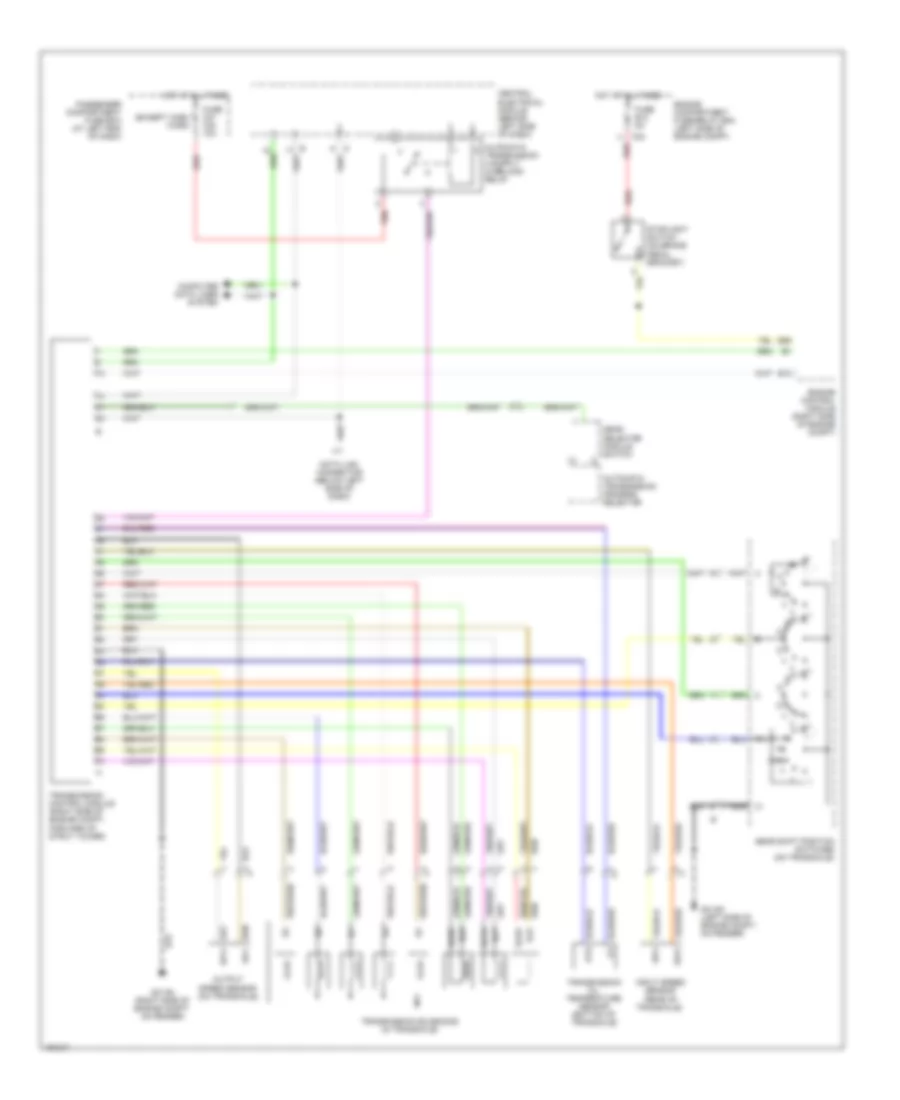 Transmission Wiring Diagram AW55 50 for Volvo V70 R 2004