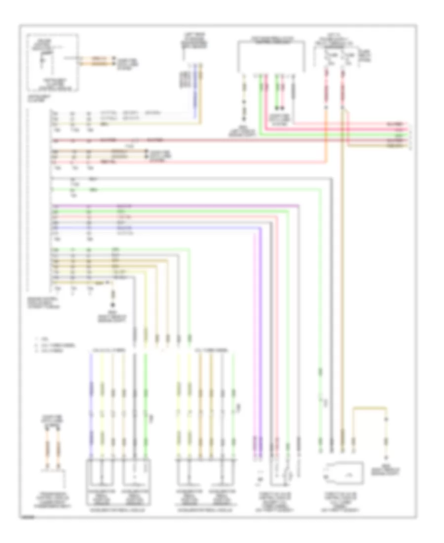 Cruise Control Wiring Diagram 1 of 2 for Volkswagen Touareg Hybrid 2011