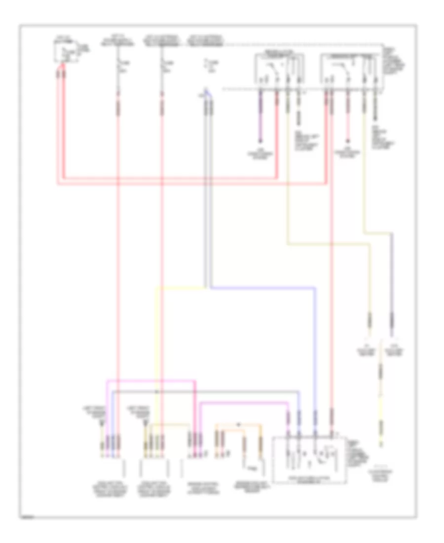 4 2L Cooling Fan Wiring Diagram for Volkswagen Touareg 2008