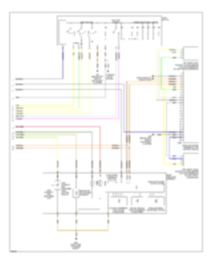Adaptive Front Lighting Wiring Diagram 2 of 2 for Volkswagen Touareg 2008