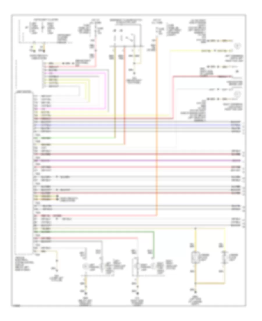 Exterior Lamps Wiring Diagram with High Equipment 1 of 4 for Volkswagen Jetta Hybrid SE 2013
