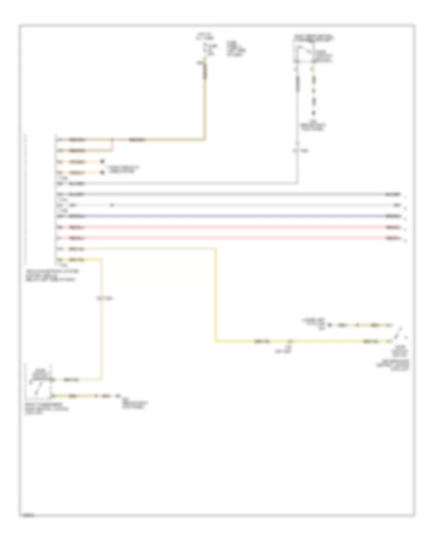 Courtesy Lamps Wiring Diagram with Low Equipment 1 of 3 for Volkswagen Jetta Hybrid SE 2013