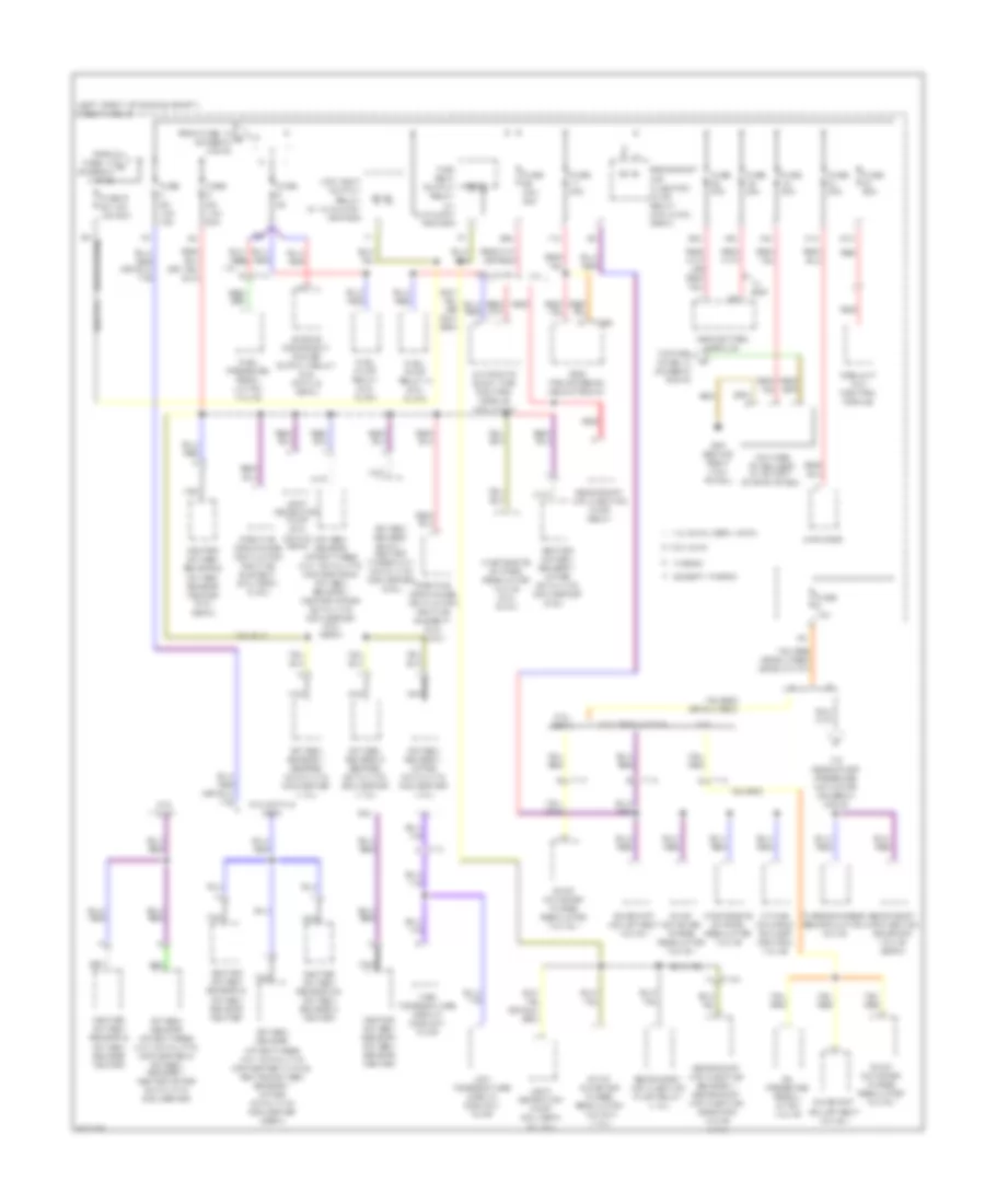 Power Distribution Wiring Diagram 5 of 6 for Volkswagen Jetta Hybrid SE 2013