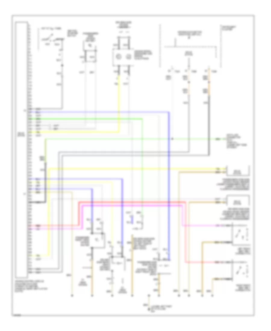 Supplemental Restraint Wiring Diagram for Volkswagen Passat GLS 2002